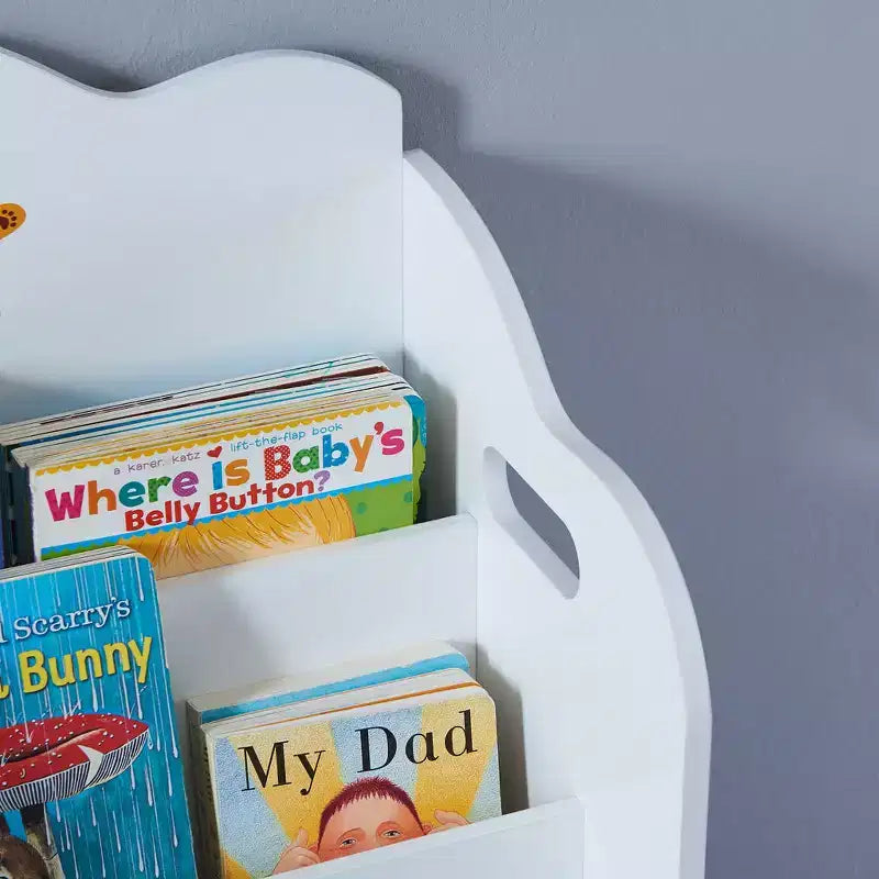 Bibliothèque pour enfants avec rangement de jouets