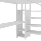 Lit mezzanine en métal
