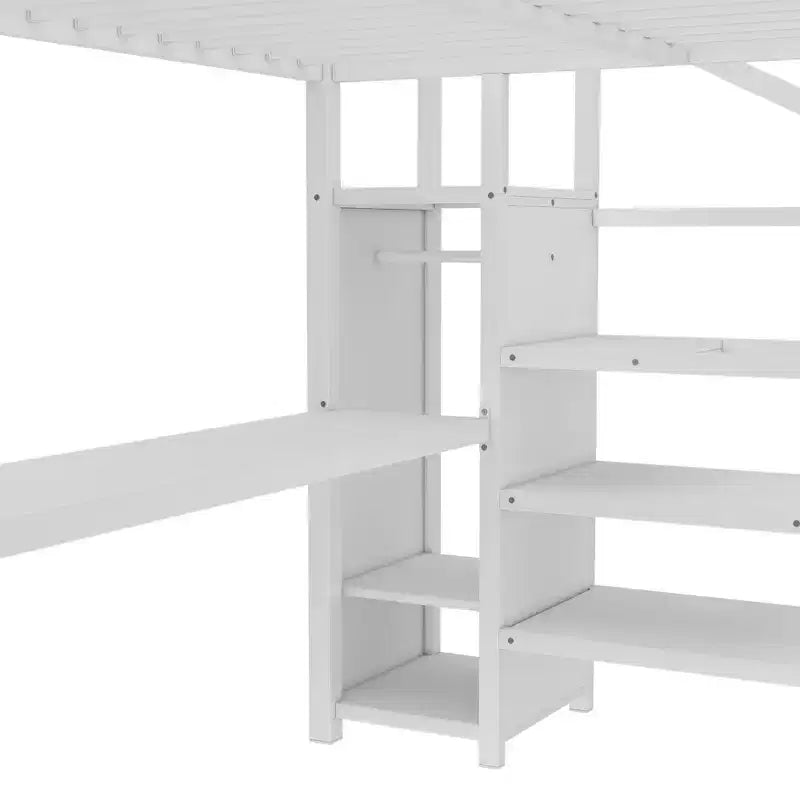 Lit mezzanine en métal
