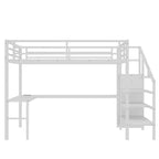 Lit mezzanine en métal