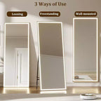 Miroir pleine longueur LED dimmable
