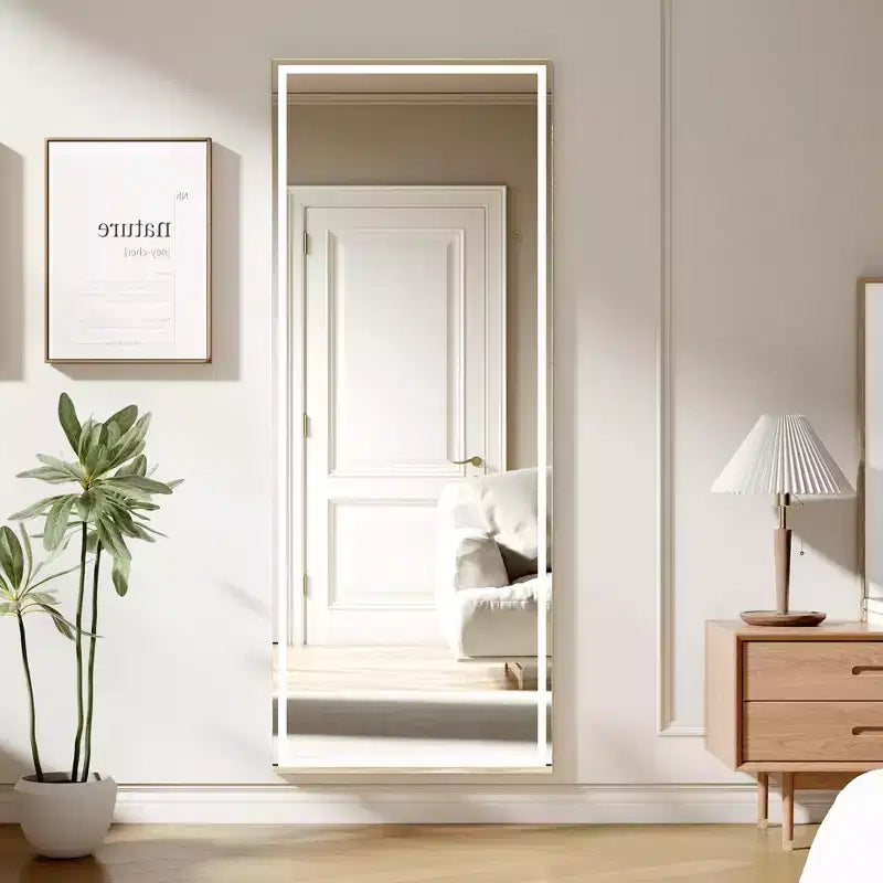 Miroir pleine longueur LED dimmable
