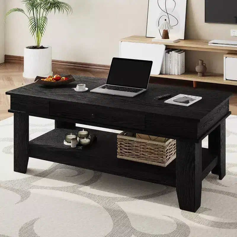 Table basse rectangulaire longue