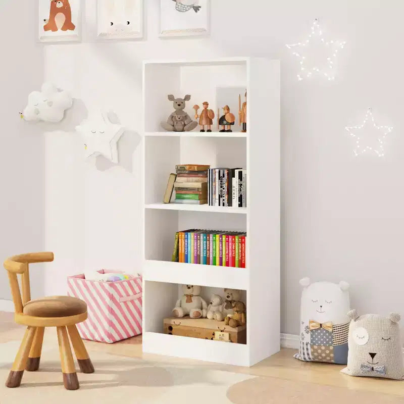 Organiseur de bibliothèque blanc