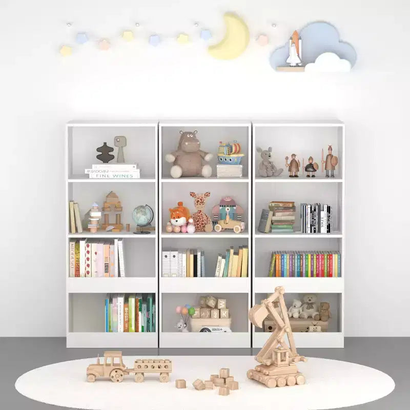 Organiseur de bibliothèque blanc