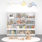 Organiseur de bibliothèque blanc