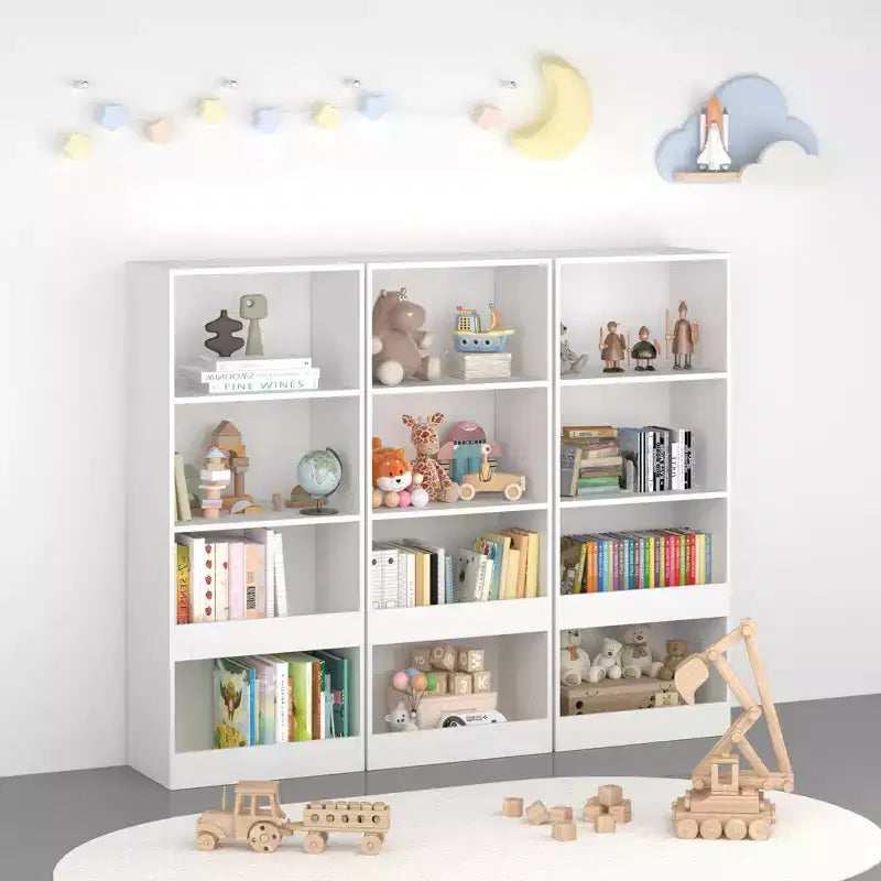 Organiseur de bibliothèque blanc