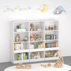 Organiseur de bibliothèque blanc
