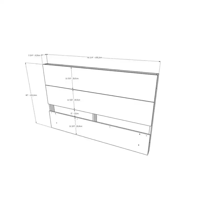Plateforme moderne, pas besoin de sommier.