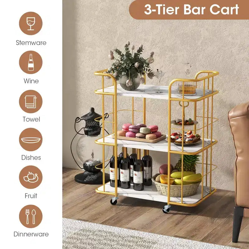 Chariot de Rangement de Cuisine
