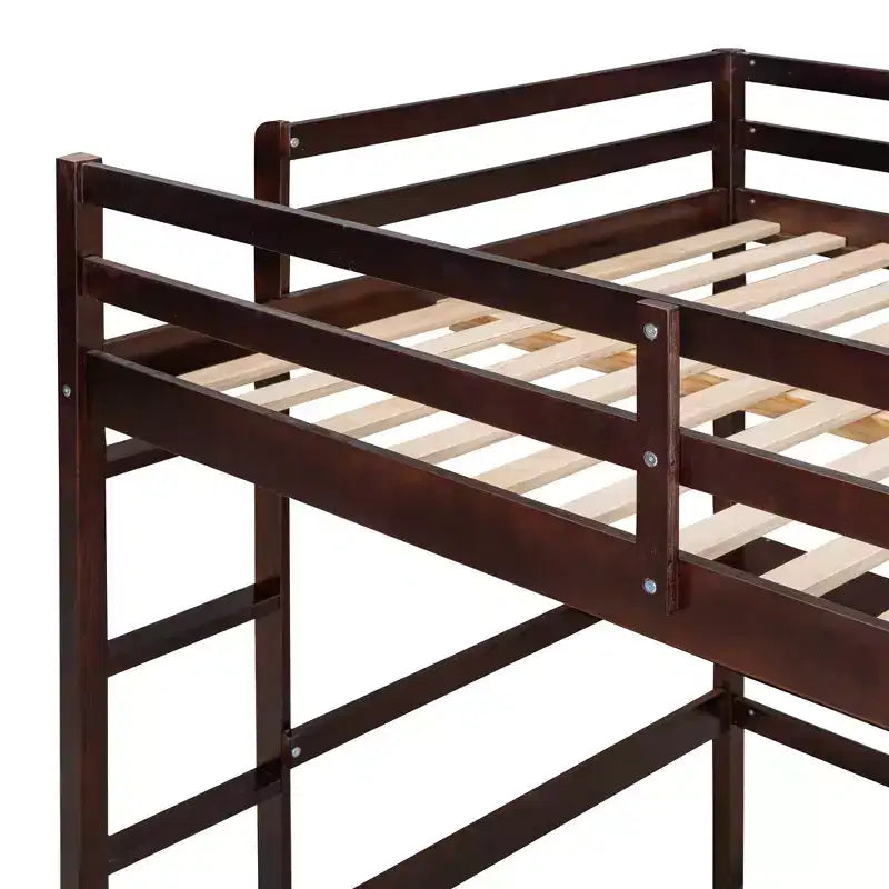 Lit mezzanine en bois