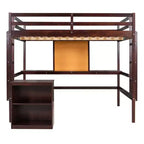 Lit mezzanine en bois