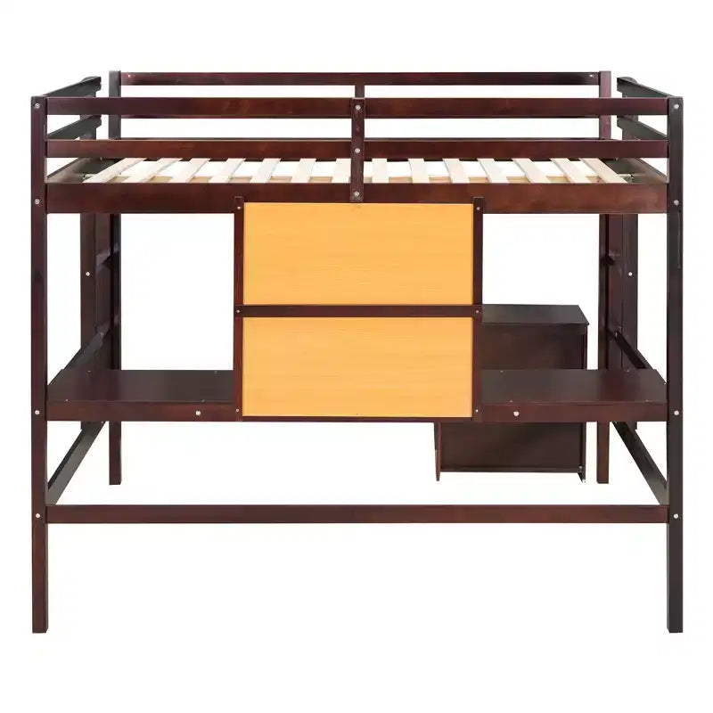 Lit mezzanine en bois