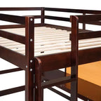 Lit mezzanine en bois